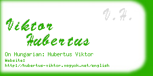 viktor hubertus business card